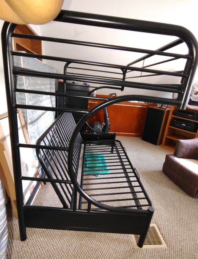 Heavy Duty Thick Post Metal Bunk Bed!