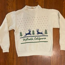 Vintage 70S Christmas Sweater Graphic Crewneck Sweatshirt / Crewneck / Souvenir / Athleisure / Made In USA / Trave
