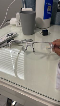 Baseball clear Oakley glasses