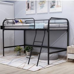 Metal Twin Size Loft Bed