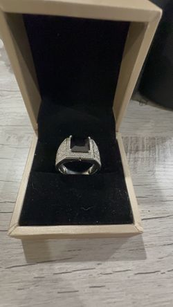 Moissanite Black Diamond Men’s Ring 6.5mm