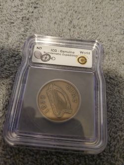 1978 Ireland Éire Coin ICG Genuine Slab