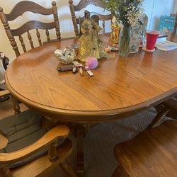 Wood Dining Room Set