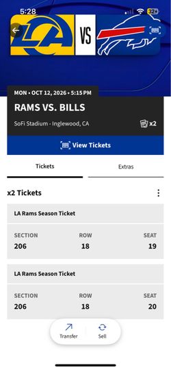 Football tickets