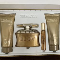 Sex In The City Gold Perfume Set Of 4