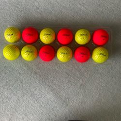12 Titleist Trufeel Color Golf Balls