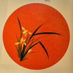 Chinese painting of orchids