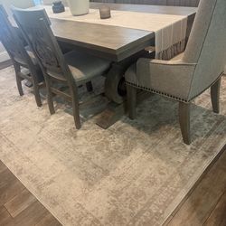 8x10 brown beige taupe rug. Non smoker, shoe free home no pets