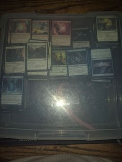 Full box of common cards