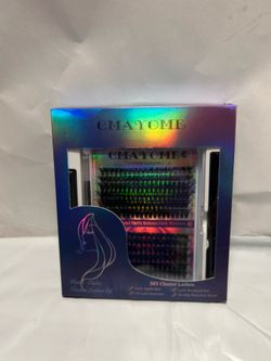 Wispy Eyelash Clusters Kit Individual Eyelashes in Clusters 10 to 16 mm for Beginners