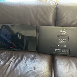 2 Dell Monitors  24”