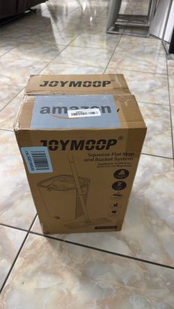 JoyMoop Squace flat mop and bucket system