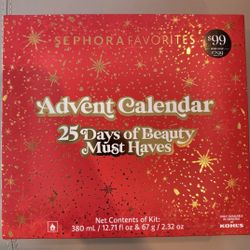Sephora Favorites Advent Calendar 25 Days Of Beauty 2025 Holiday LIMITED Edition