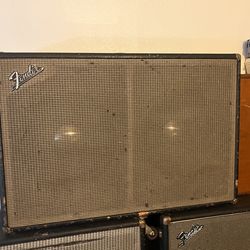 1965 Fender Showman 2x15 Horizontal Guitar Cabinet - Loaded with JBLs!