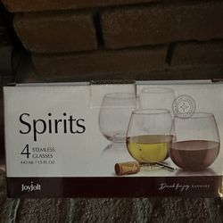 Joyjolt Stemless Wine Glasses