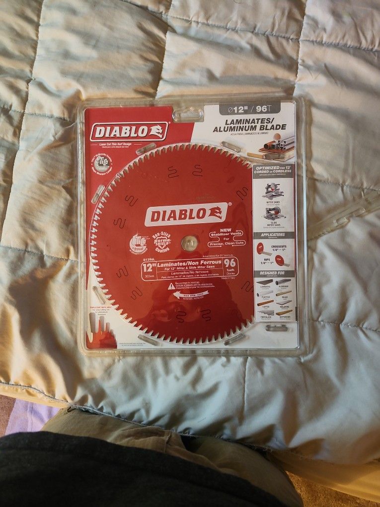 DIABLO 12" 96 Teeth Miter Saw Blade