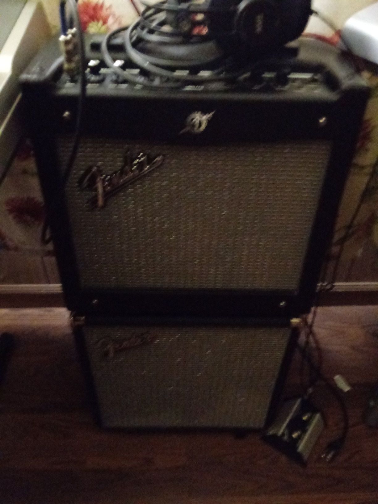 Bass n guitar amps both like new.great for jamming