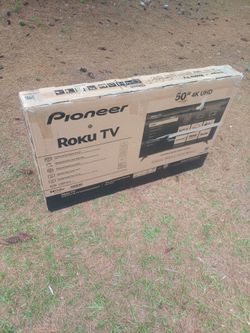 -FIRM PRICE NON-NEGOTIABLE- 50 IN. (2026 MODEL) PIONEER 4K ROKU SMART TV W/REMOTE