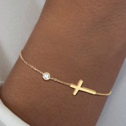 Gold bracelet For Woman 18k Gp 