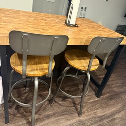 IKEA Island/table + Chairs
