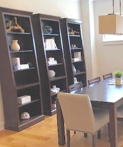 Ethan Allen Bookshelves circa 2012