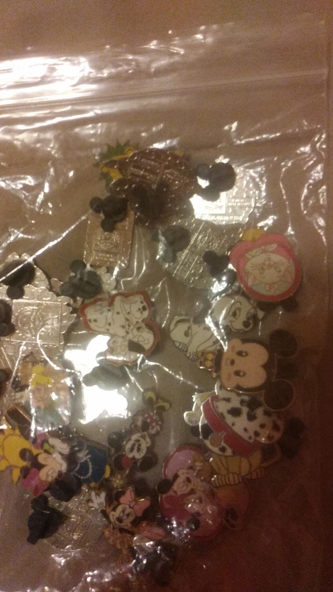 Disney pins.