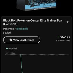 Black bolt and white flare Pokemon etb combo pokemon center exclusive