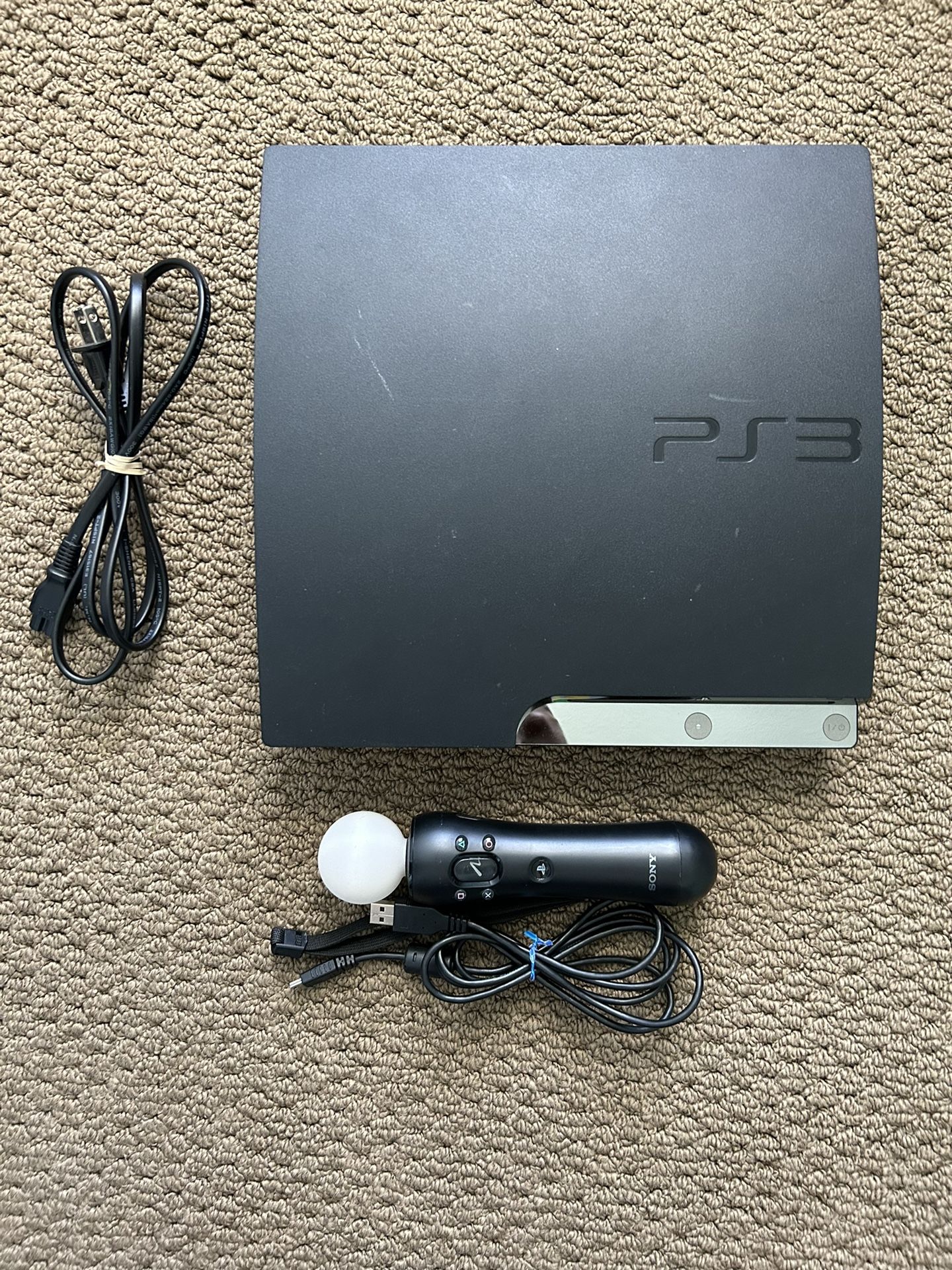 PS3 Slim 320gb CECH-2501B Tested With Motion Controller
