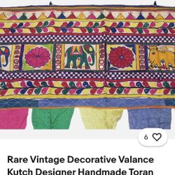 Vintage Indian Terrain Valance