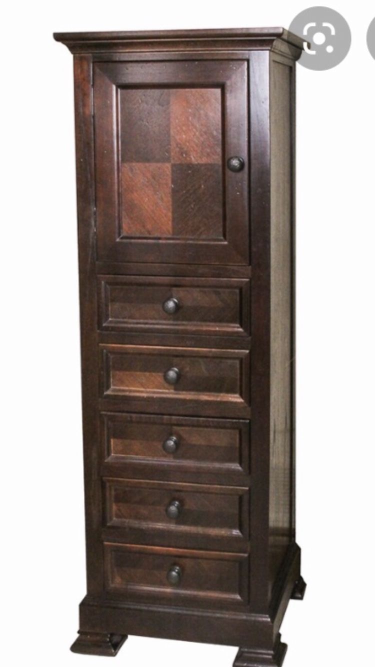 Arhaus Pearson dark brown lingerie chest