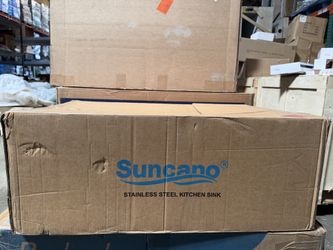 Suncano 30 Inch Undermount Kitchen Sink Workstation, Stainless Steel Handmade 10”Deep Large Single Bowl Undermount Sink 30x19 