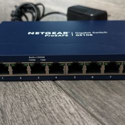 NETGEAR 8-Port Gigabit Ethernet Unmanaged Switch | GS108