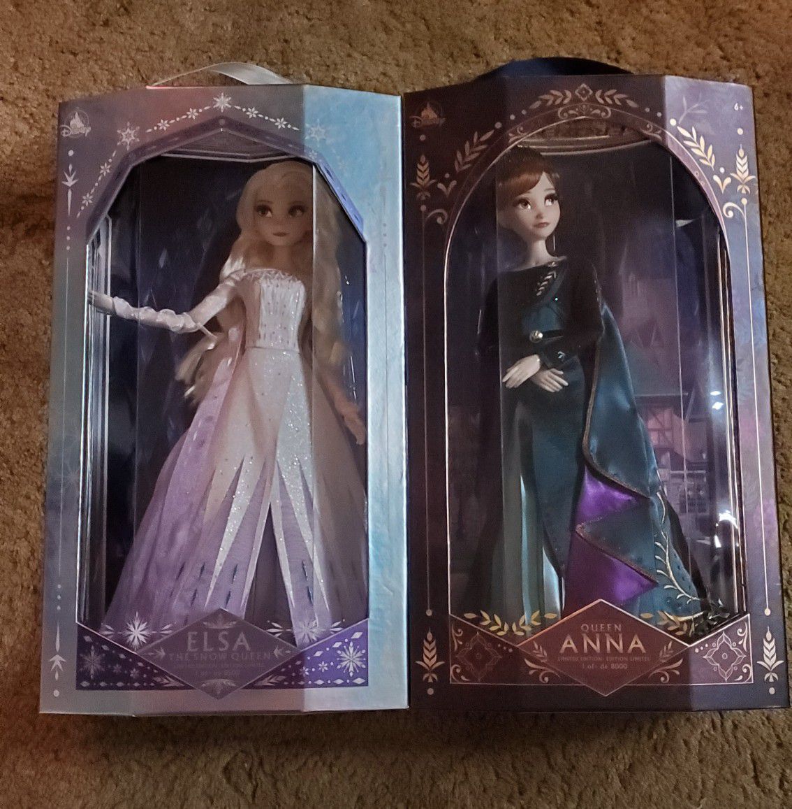 Disney anna and elsa limited edition doll