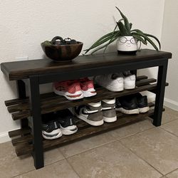 Transform Your Entryway: The Ultimate Modern Wooden Shoe Rack