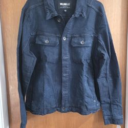 Men's Large Denim Trucker Jacket Large 