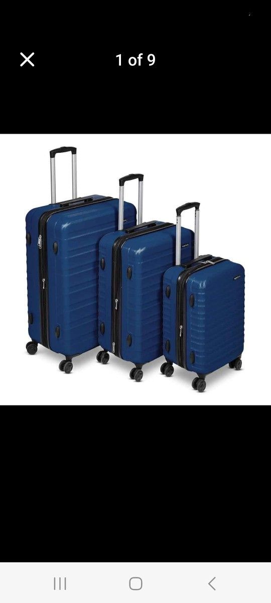 Amazon Basics 3Piece set (21",26" 30") Hardshell Suitcases, Expandable Upto 25%-originally its133$ In Amazon 