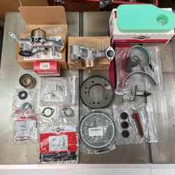 ASSORT PARTS & MANUALS FOR B&S AND SNAPPER RIDING MOWER 