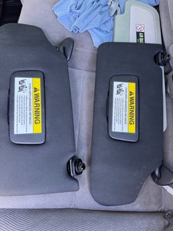 Acura type s oem sun visors