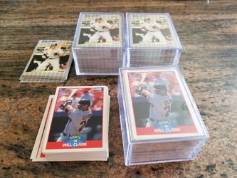 Will Clark baseball cards