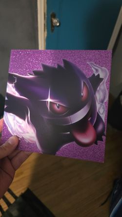 Gengar Prime on Holo Acrylic 8x8 inch
