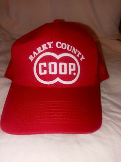 Barry county red vintage hat