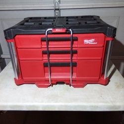 Milwaukee Packout 3 - Drawer Tool Box New 