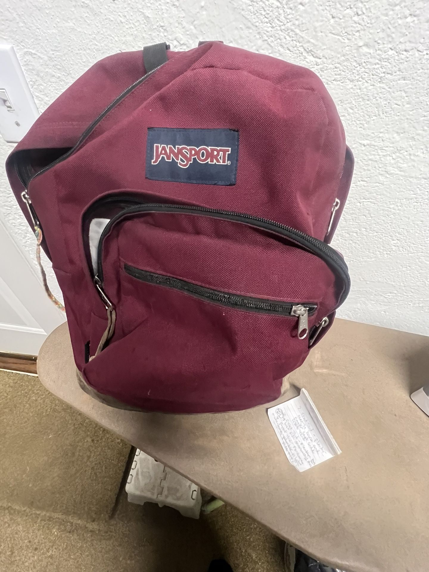 Jansport Backpack Red