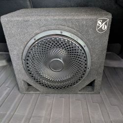 NVX 10 Inch Subwoofer With Sound Ordnance Box 