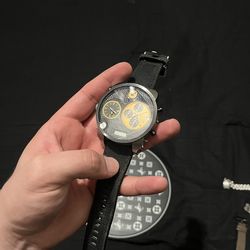 Black/Yellow Diesel Watch