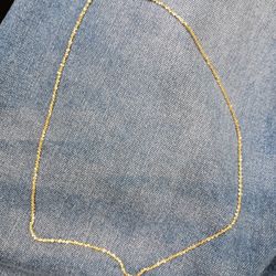 14k Gold Over Sterling Silver 925 Chain