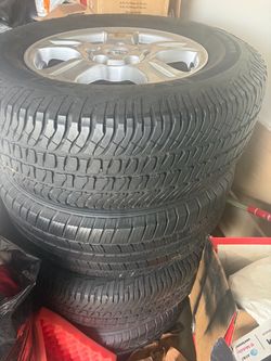 Toyota tires with original wheels