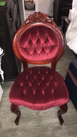 Kimball Victorian Style Rose Chair 