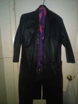 NEW, LADIES,, G3, BLACK LEATHER COAT,, SIZE SMALL