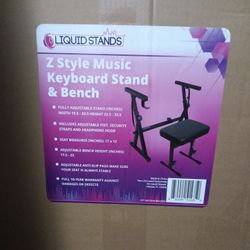 Keyboard And Workout Bench Combo